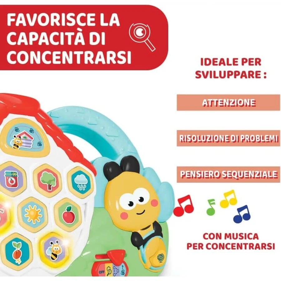 Chicco Sense & Focus Baby Bee: De bijenkorf ontdekken - Elektronisch speelgoed voor kinderen