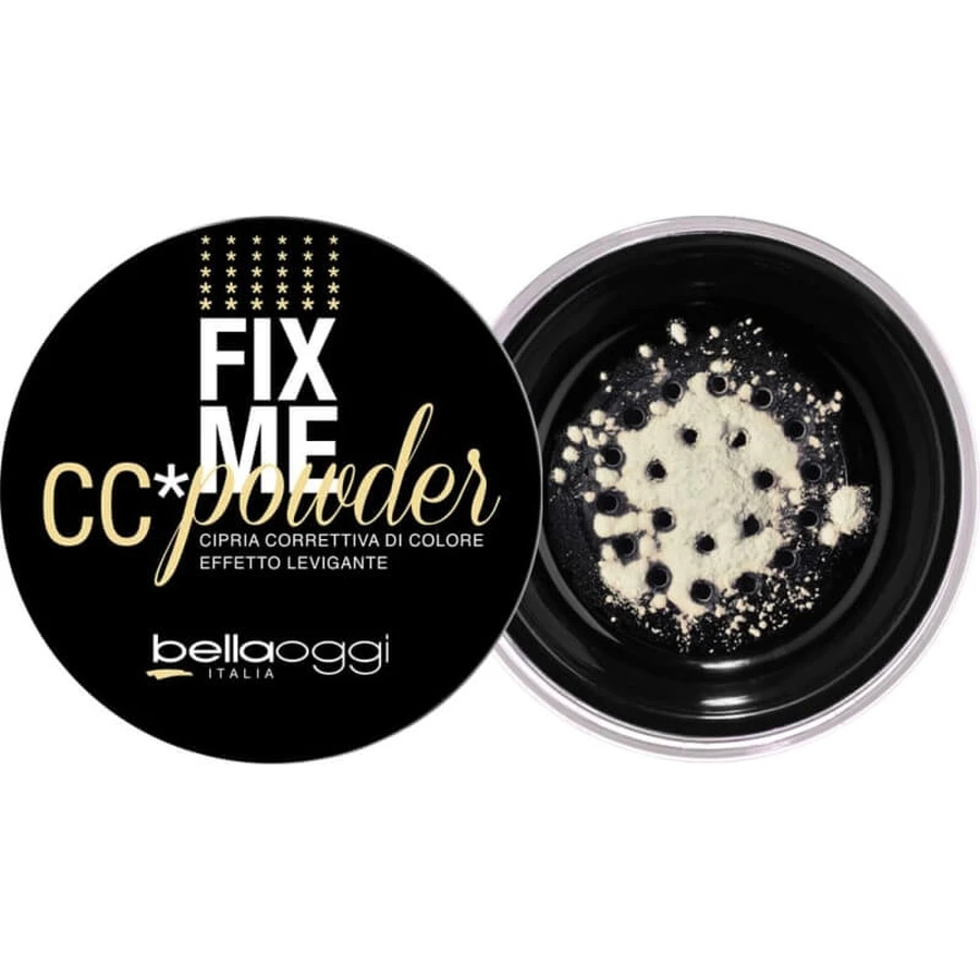 Bellaoggi Fix me cc powder – pudră matifiantă, nuanța „banana”