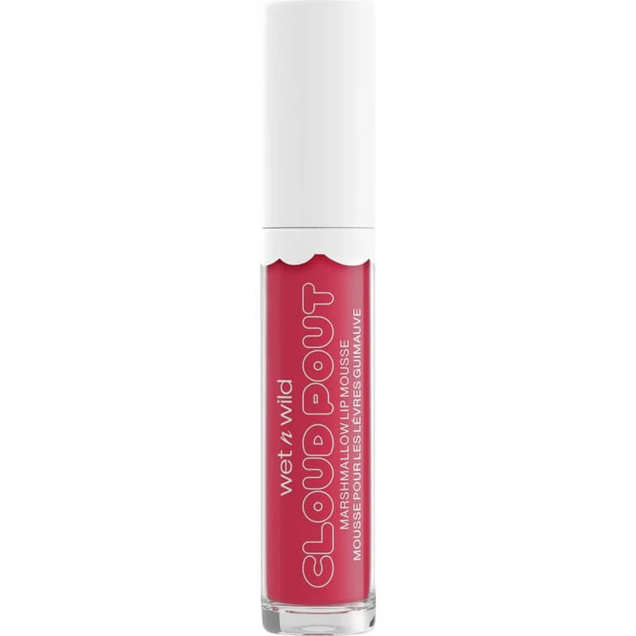 Wet n Wild Cloud Pout Marshmallow Lip Mousse – Flüssiger Lippenstift – Fluff You