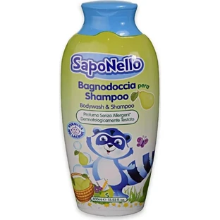 Saponello Blue Fern - Baby Shampoo and Body Wash  - Assorted Scents  400 ml