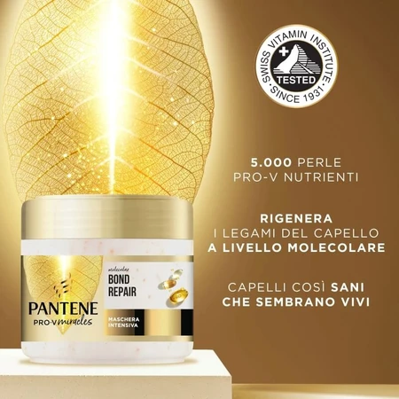 Pantene Molecular Bond Repair – Intensivkur für strapaziertes Haar, 300 ml