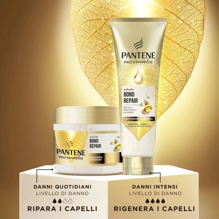 Pantene Molecular Bond Repair – Intensivkur für strapaziertes Haar, 300 ml