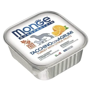 Dinde Monge aux agrumes - Nourriture humide pour chiens, 150 g