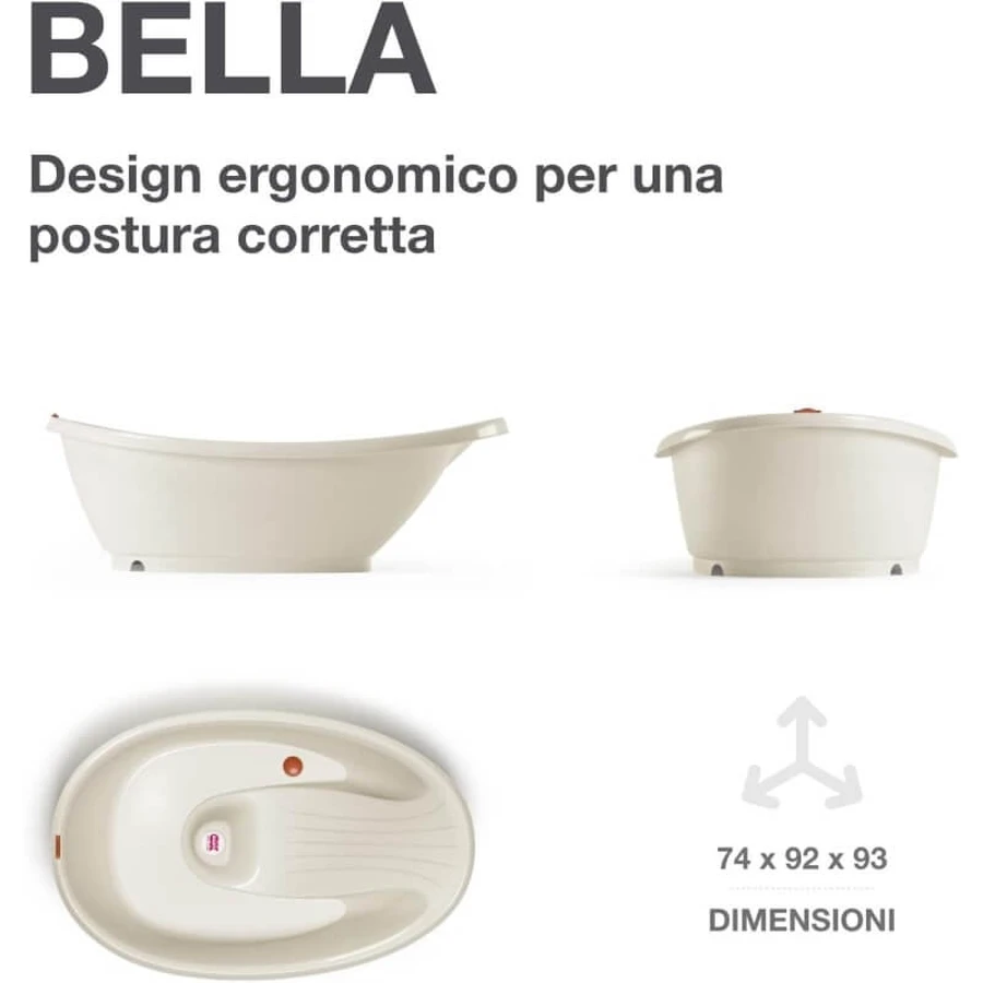 Okbaby Bella - Baby Bathtub 0-12 m - White