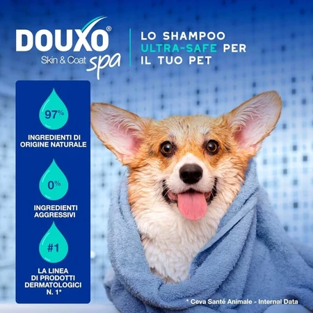 Ceva Animal Health Douxo, S.p.A. - Hydraterende anti-geur shampoo voor honden, 250 ml