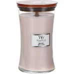 Woodwick Rosewood – Große Sanduhr-Duftkerze, 609 g