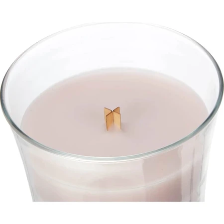 Woodwick Rosewood – Große Sanduhr-Duftkerze, 609 g