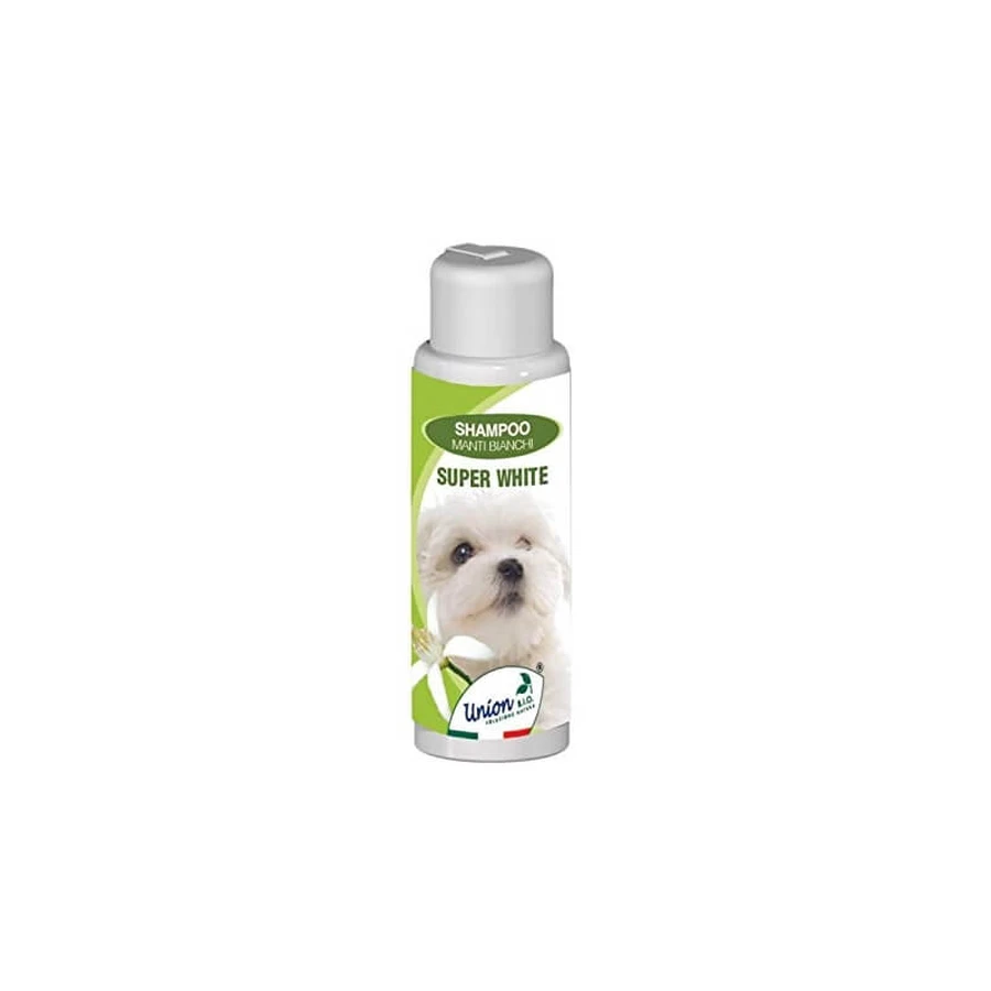 Union Bio Super White Shampoo - for dogs with white coats; revitalizing, anti-yellowing, gentle formula, 250 ml