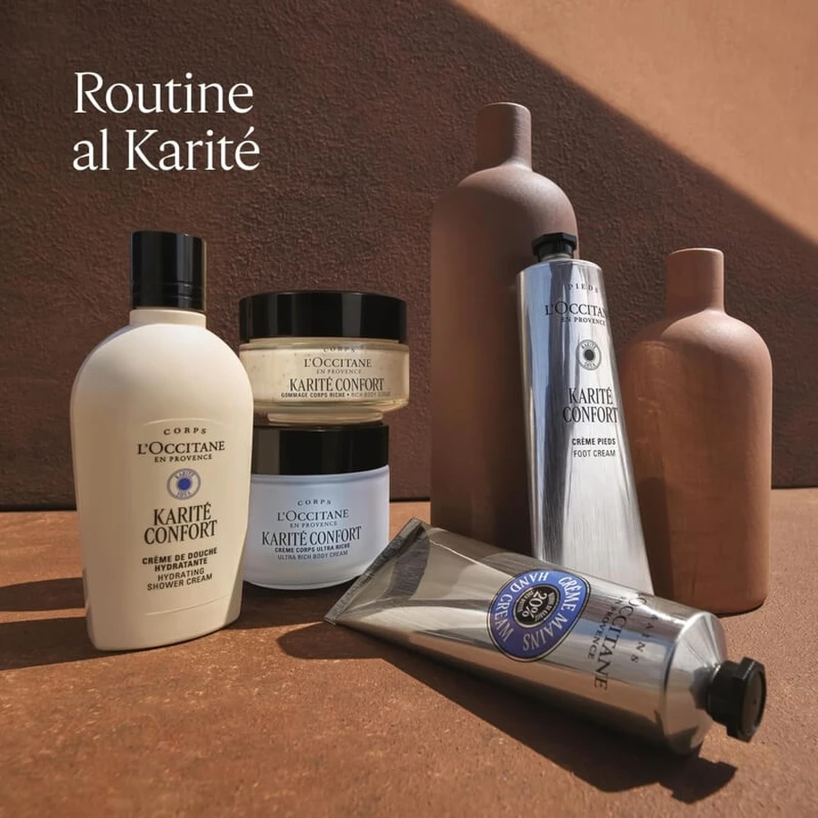 L'Occitane Karité-Duschcreme für empfindliche Haut, 250 ml