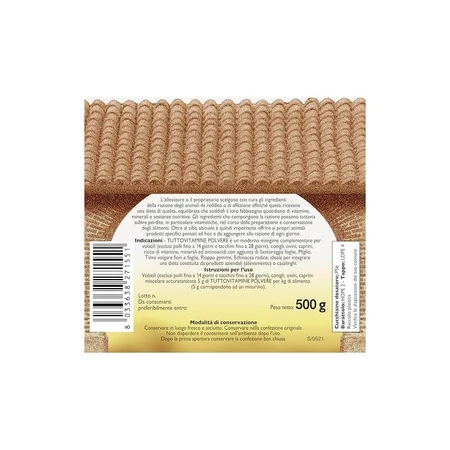 Formevet All Vitamins Poeder - aanvullend voer voor vogels, 500 g