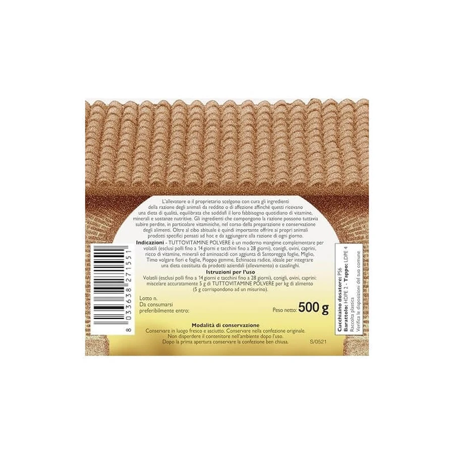 Formevet All Vitamins Poeder - aanvullend voer voor vogels, 500 g