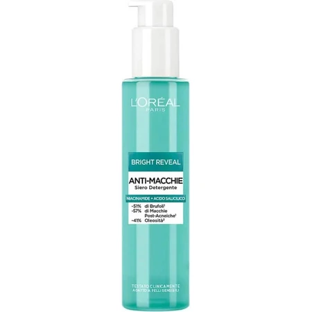 L'Oréal Paris Bright Reveal – Reinigungsgel-Serum gegen Pigmentflecken, 150 ml