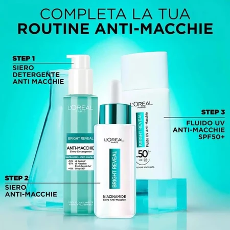 L'Oréal Paris Bright Reveal – Reinigungsgel-Serum gegen Pigmentflecken, 150 ml