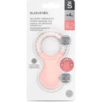Suavinex Kühl-Beißring – Beißring für Kinder ab 4 Monaten, rosa
