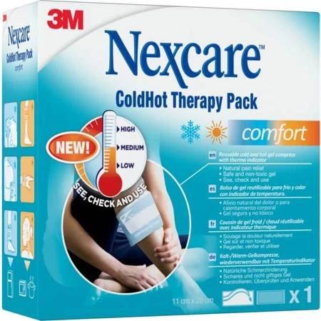 Nexcare Cold-Hot Therapy Pack Comfort - Almohadilla térmica, 11 x 26 cm