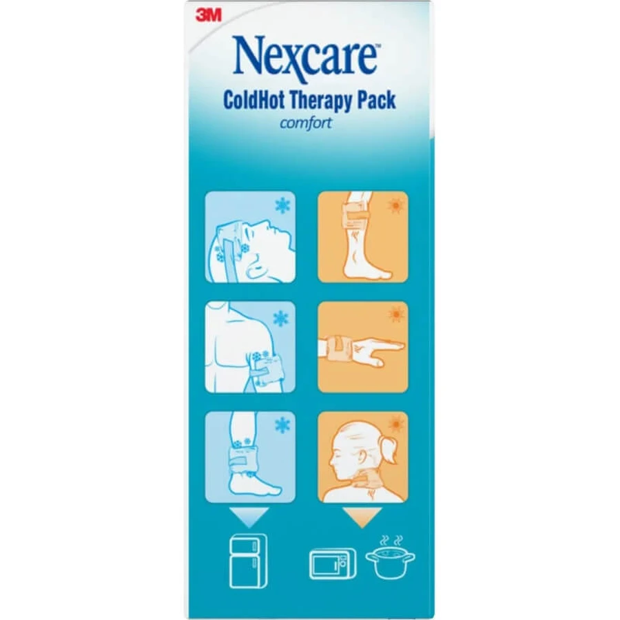Nexcare Cold-Hot Therapy Pack Comfort - Almohadilla térmica, 11 x 26 cm