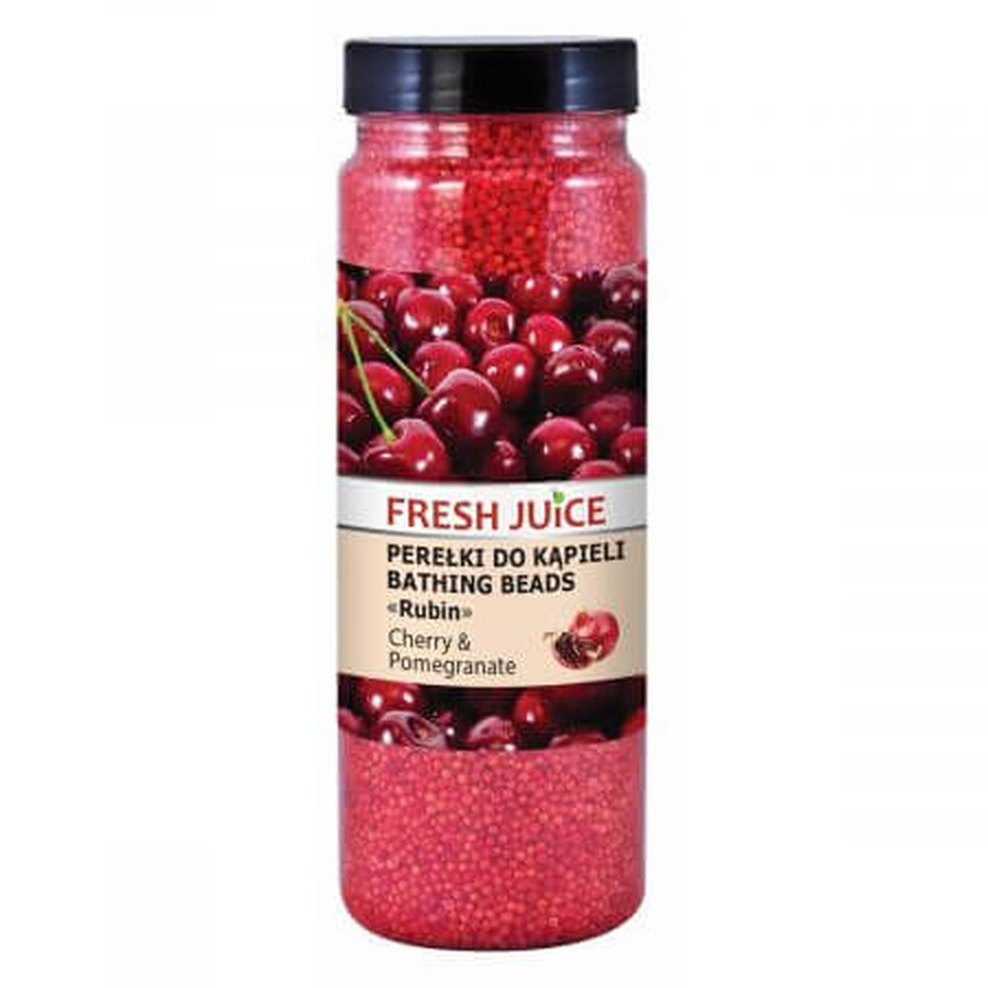 Cumpără Perle pentru baie cu extract de rodie si cirese, 450 g, Fresh Juice Perle pentru baie cu extract de rodie si cirese, 450 g, Fresh Juice