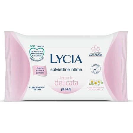 Lycia Kalmerende Bescherming pH 3,5 – 12 intieme doekjes
