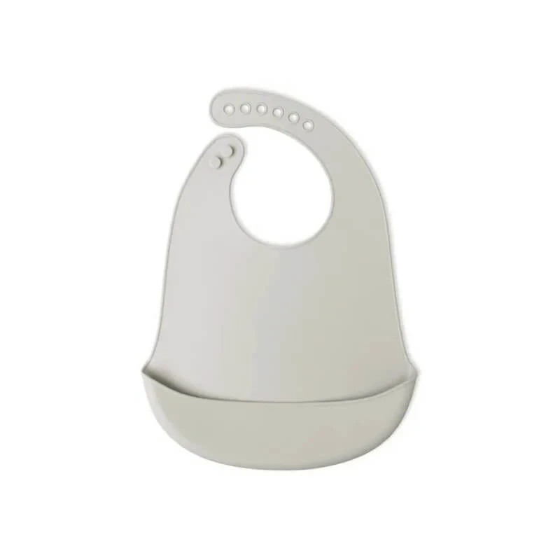 Kiokids Silicone Bib 4m+ - Gray