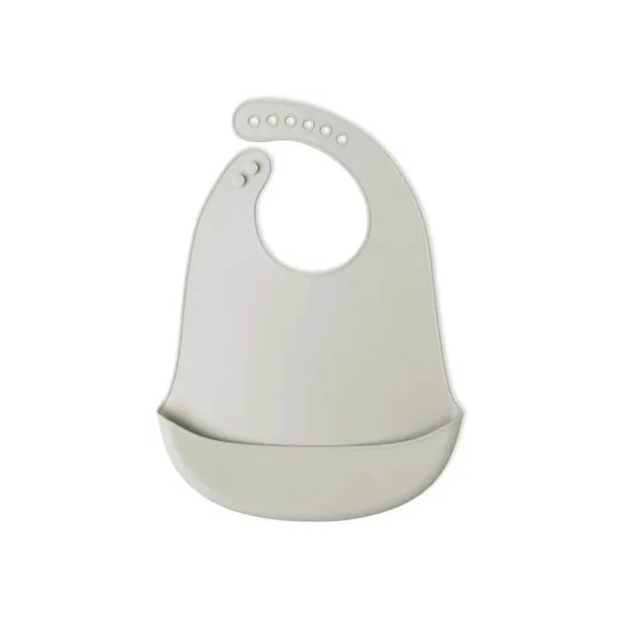 Kiokids Silicone Bib 4m+ - Gray