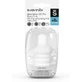 Suavinex SX Pro - 2 anatomisch gevormde siliconen spenen met langzame doorstroming +0 m