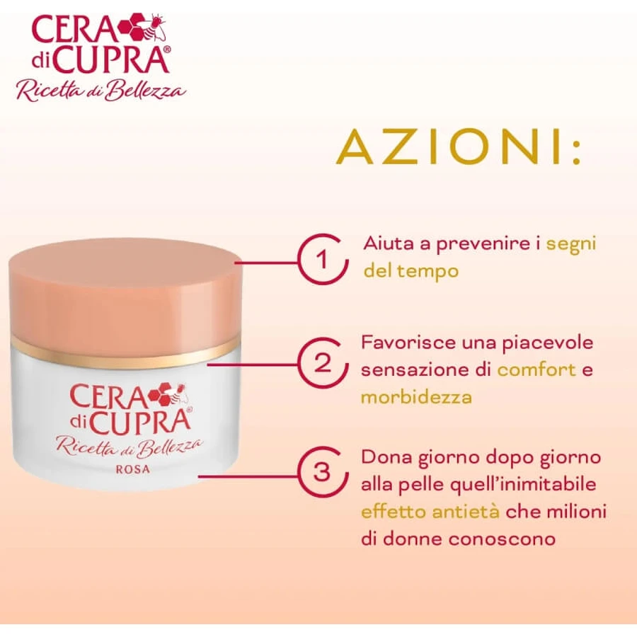 Rosa Cupra Wax - Nourishing and Protective Cream, 50 ml