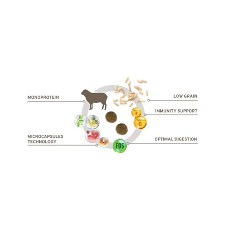 Forza10 Forza 10 Mini &amp; Toy Diet Lamsvlees met rijst - Compleet dieetvoer voor honden, 1,5 kg