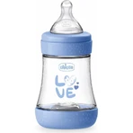Chicco Perfect 5 Light Blue - Slow-Flow Bottle, 150 ml