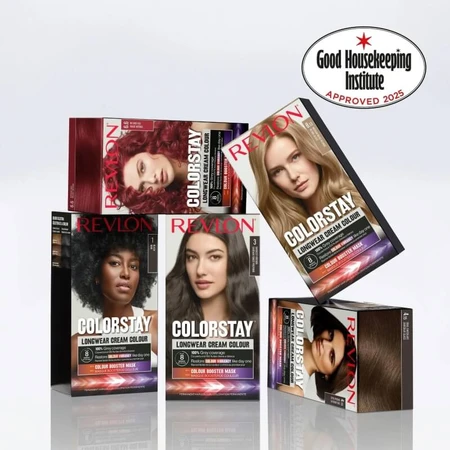 Revlon ColorStay Longwear Cream Color - Tinte para el pelo n.º 5.3, castaño dorado medio