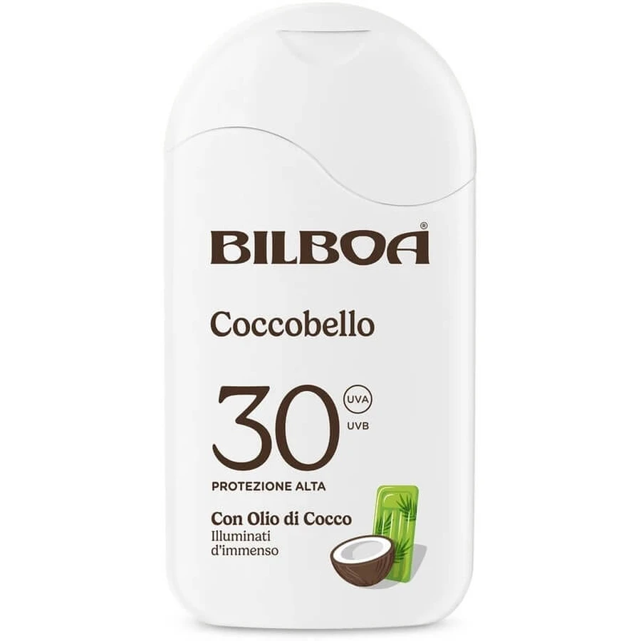 Crema solar Bilboa Coccobello SPF 30, alta protección, 200 ml