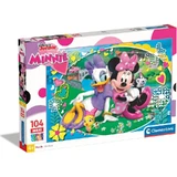 Clementoni Minnie Happy Helper Puzzle, 104 Teile, 62 x 42 cm