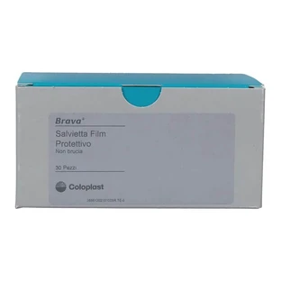 Brava - 30 lingettes protectrices pour la peau péristomiale