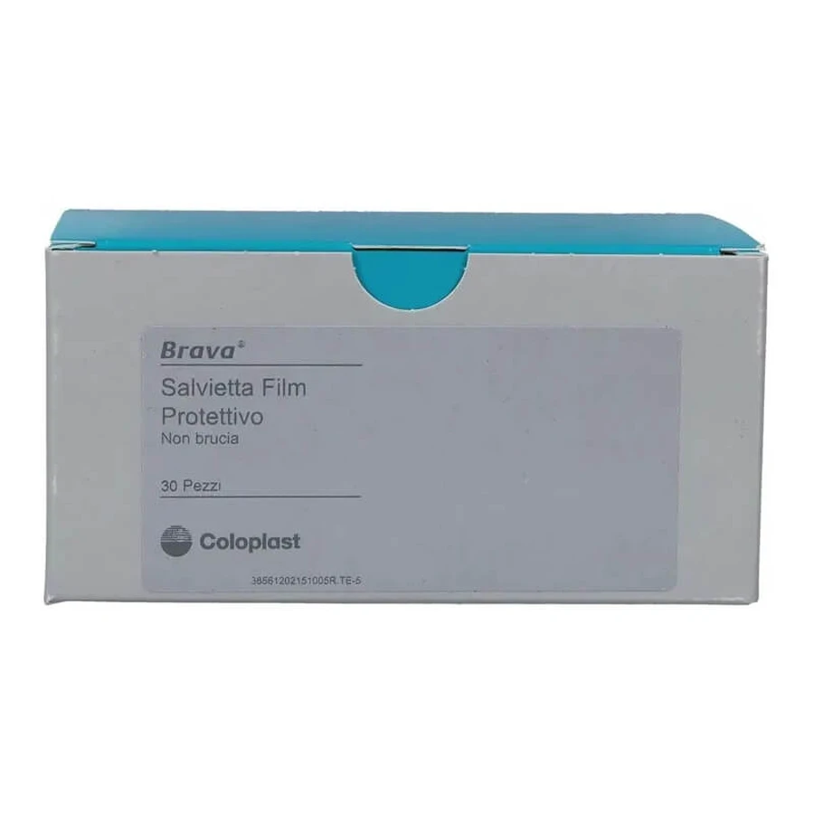 Brava - 30 lingettes protectrices pour la peau péristomiale