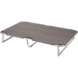Ferplast Dream - Foldable, Raised Dog Bed with Aluminum Frame, 119 x 79 x h 18 cm