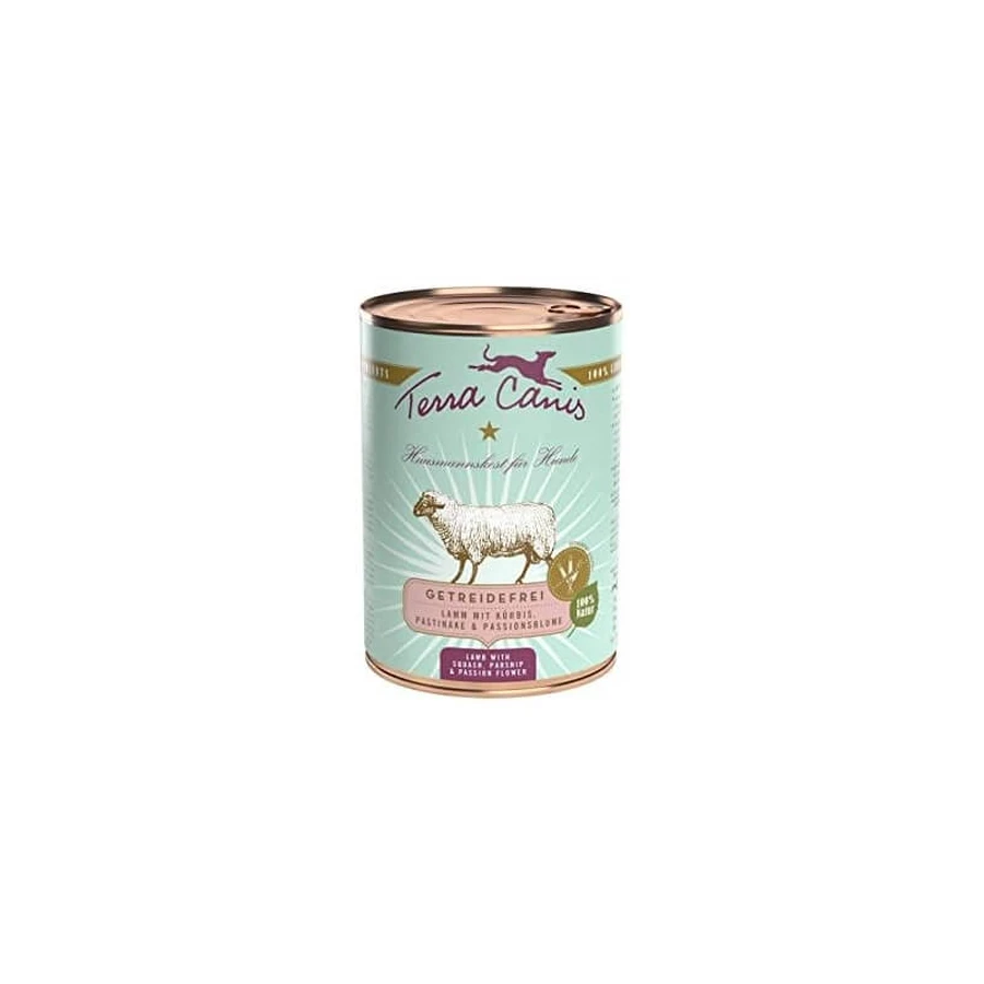 Terra Canis Grain-Free Lamb - Compleet natvoer voor volwassen honden, 400 g