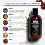 Acondicionador hidratante de Bau Cosmetics para pelo corto, 250 ml