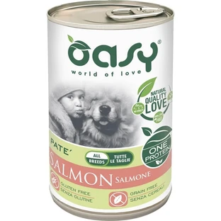 Oasy Adult Salmon - Complete paté voor volwassen honden, 400 g