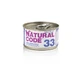 Natural Code 33 jeleu moale cu ton, doradă și măr – hrană completă pentru pisici adulte, 85 g