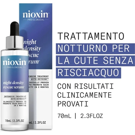 Sérum Nioxin Night Density Rescue - Sérum antioxidante 70 ml