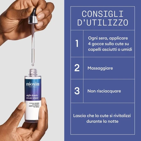 Sérum Nioxin Night Density Rescue - Sérum antioxidante 70 ml