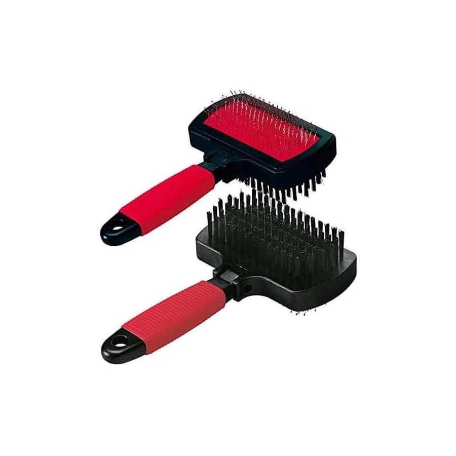 Ferplast Gro 5982 - Professionele ontklittingsborstel voor honden en katten met halflang tot lang haar - Gro 5982