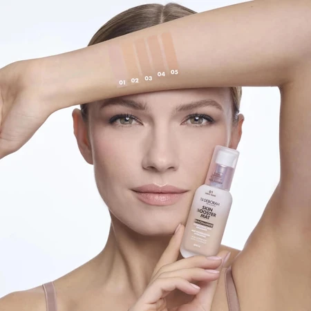 Deborah Skin Booster Matte SPF 15 - Fond de teint mat hydratant - N° 04 Warm