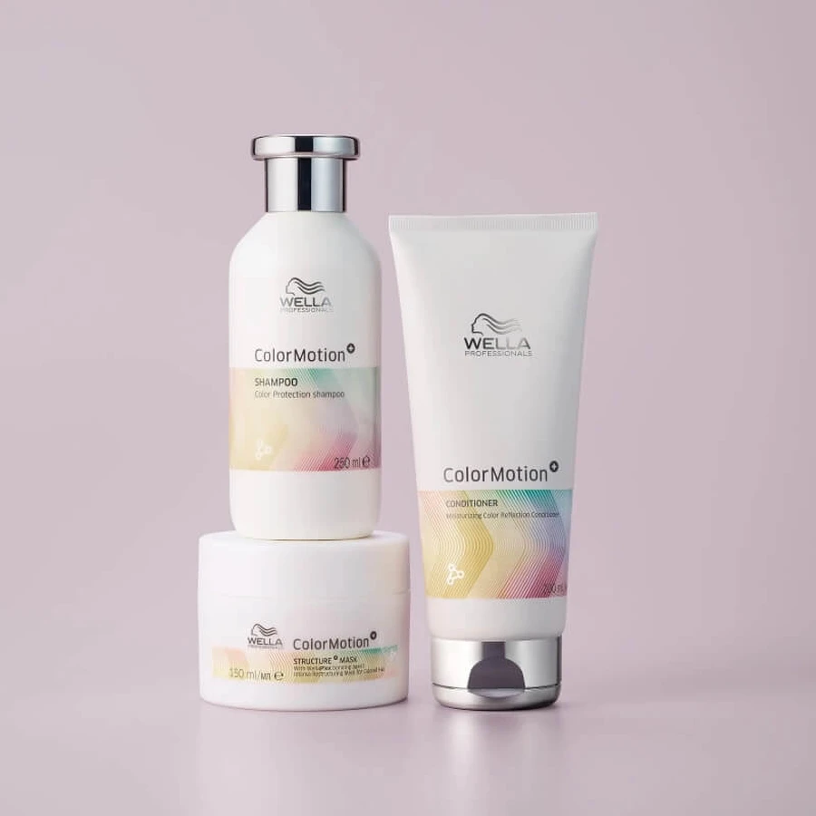 Wella Colormotion+ - Champú protector del color, 250 ml