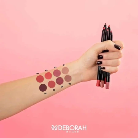 Deborah 2-in-1 Contour & Color Gel - Lippenpotlood - Waterbestendig - Nr. 01 Nude Rose