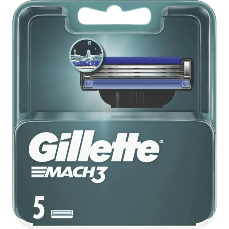 Gillette Mach3 - 5 razor blades for a manual razor