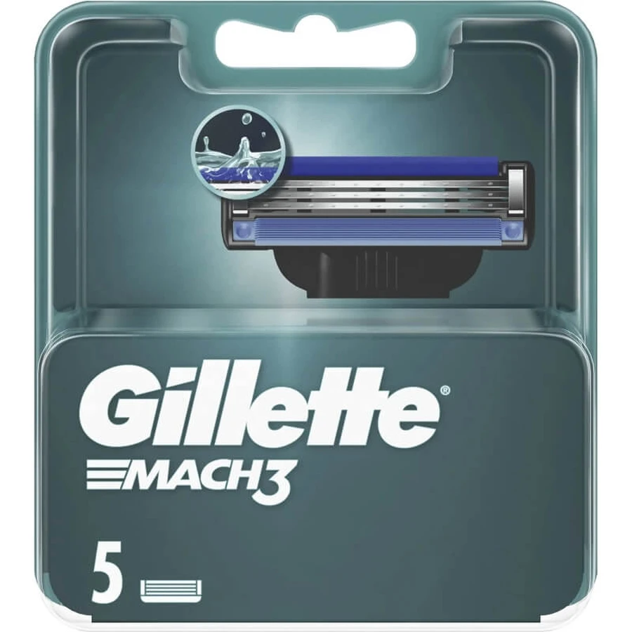 Gillette Mach3 - 5 razor blades for a manual razor