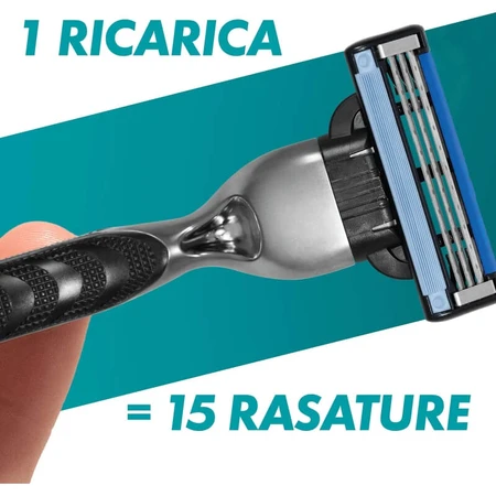Gillette Mach3 - 5 razor blades for a manual razor