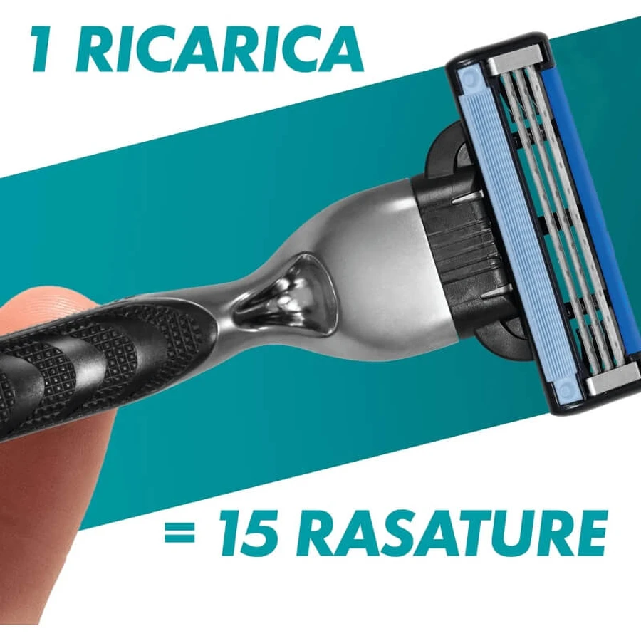 Gillette Mach3 - 5 razor blades for a manual razor