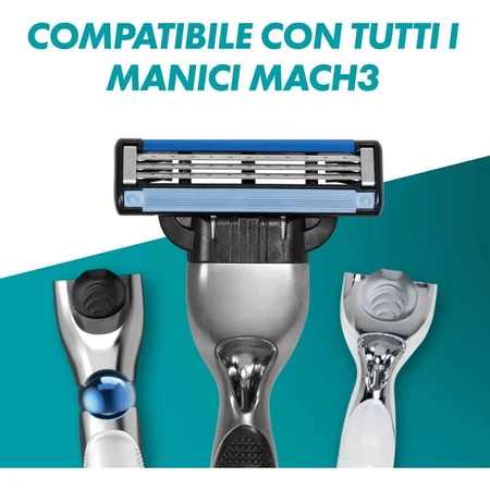 Gillette Mach3 - 5 razor blades for a manual razor