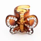 Ib Fashion Hair Medium Brown Rhinestone Hair Clip